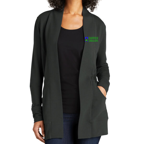   - Women's Microterry Cardigan Thumbnail