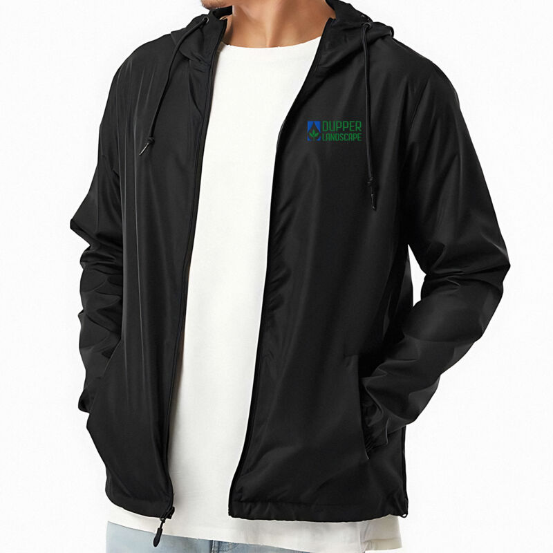   - Men's Lightweight Windbreaker Full-Zip Jacket Thumbnail