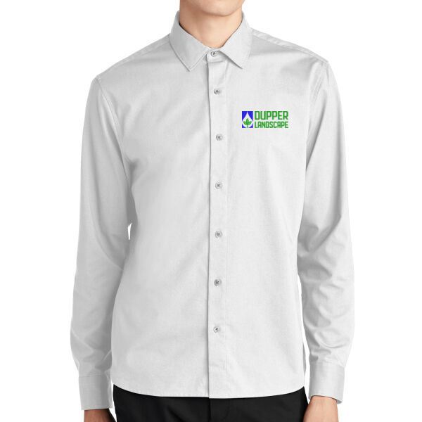   - Long Sleeve Stretch Woven Shirt Thumbnail
